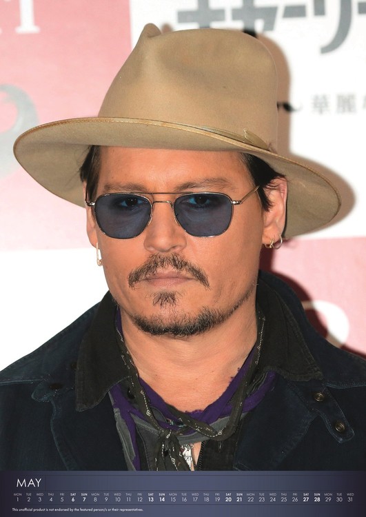 Calendar 2021 Johnny Depp