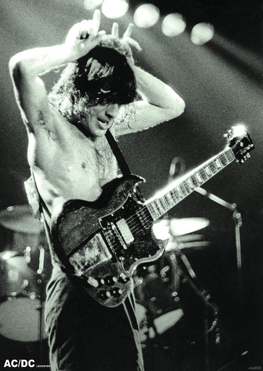 Juliste AC/DC - Angus Young 1979