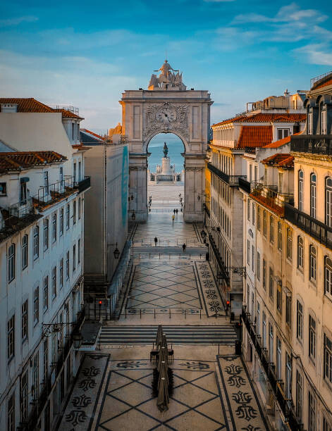 Juliste Arco de Rua Augusta, Baixa, Lisbon, Portugal