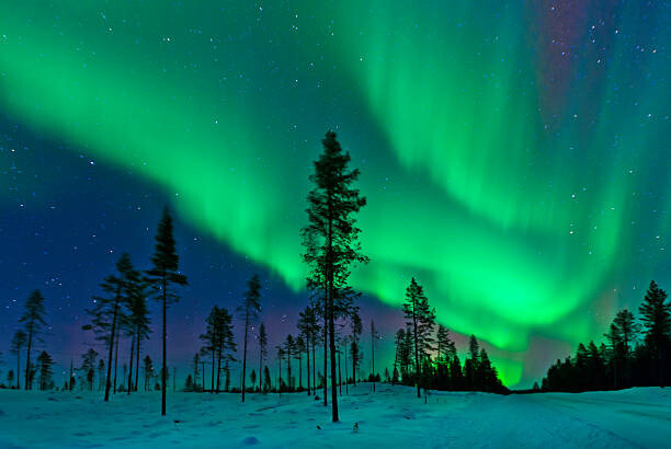 Juliste Aurora Borealis  Northern Lights Sweden