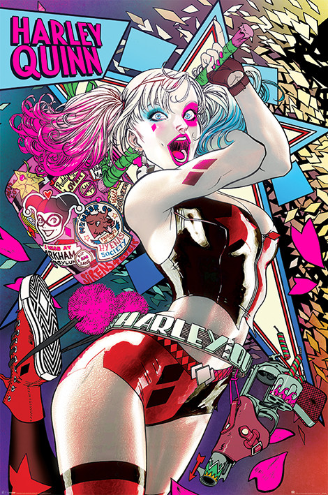 Juliste Batman - Harley Quinn Neon