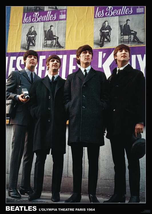 Juliste Beatles - Paris 1964