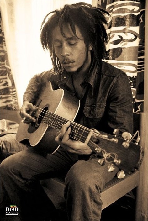 Juliste Bob Marley - sepia
