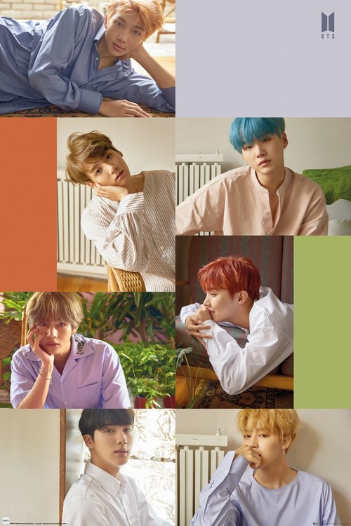 Juliste BTS - Group Collage