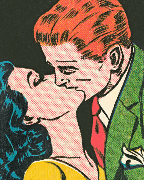 Juliste Couple Kissing