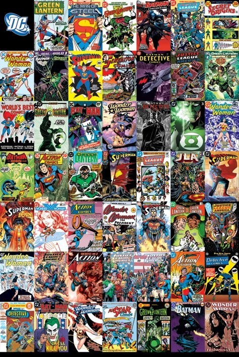 Juliste DC COMICS - montage