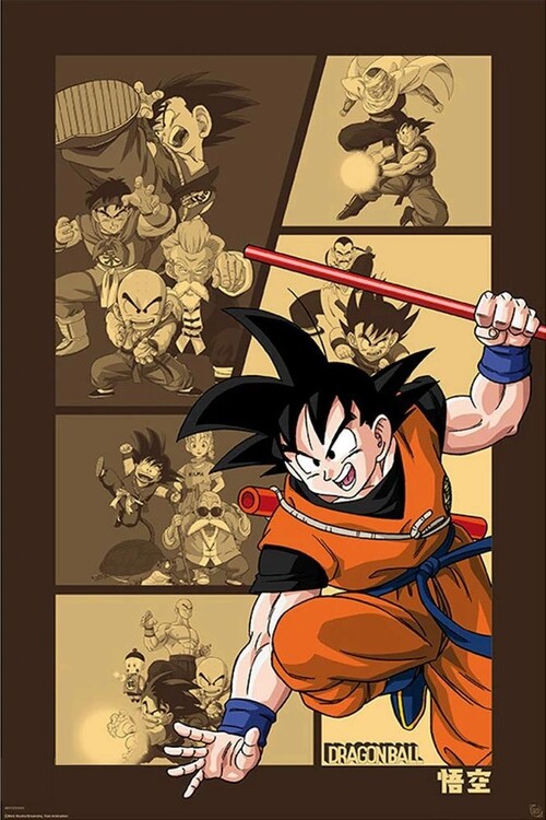 Juliste Dragon Ball - Goku Retro