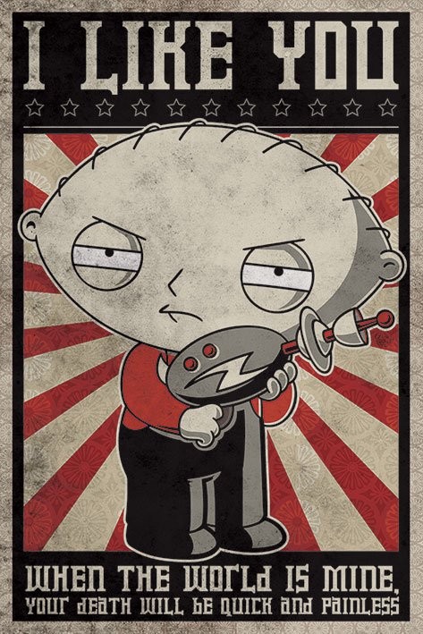 Family Guy Stewie Propaganda Juliste Poster Tilaa Netista Europosters