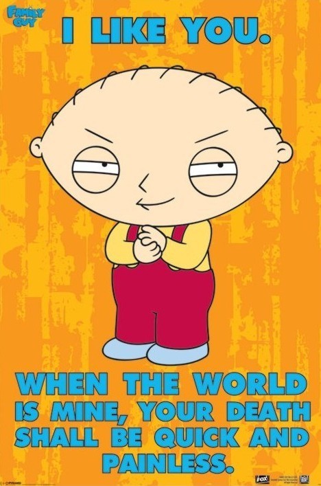 Family Guy Stewie The World Juliste Poster Tilaa Netista Europosters