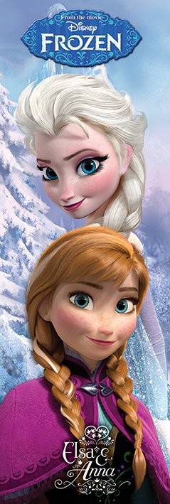 Juliste Frozen: huurteinen seikkailu - Anna & Elsa