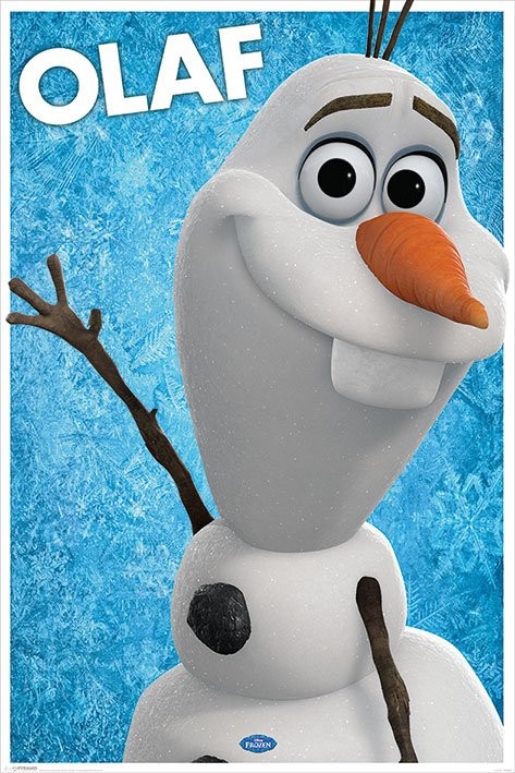 Frozen: huurteinen seikkailu - Olaf Juliste, Poster | Tilaa netistä  Europosters