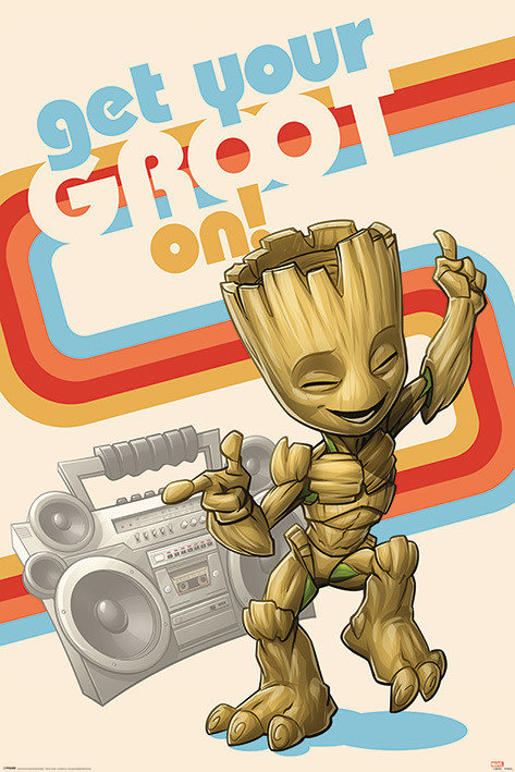 Juliste  Guardians Of The Galaxy - Get Your Groot On