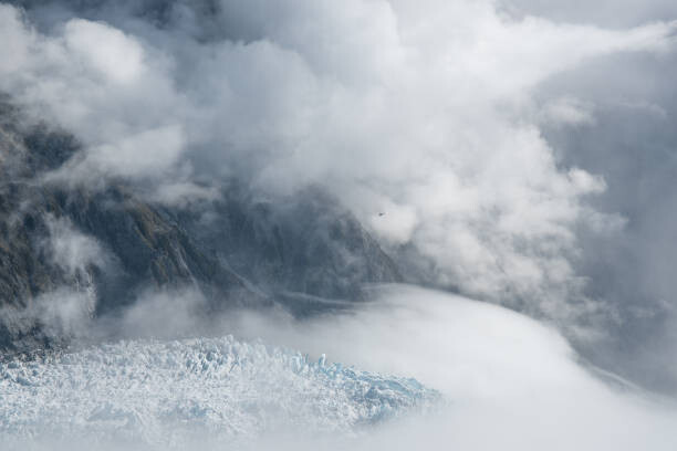 Juliste Hiking the glacier high up in the alps