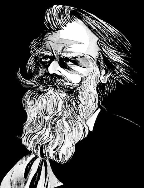 Juliste Johannes Brahms, German composer