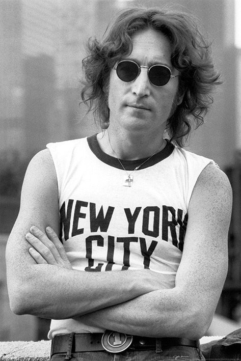 Juliste John Lennon - nyc bob gruen