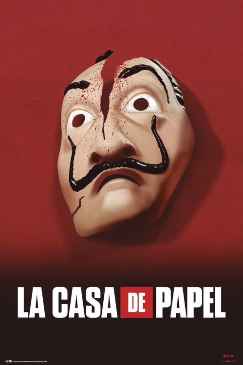 Juliste  La Casa De Papel - Mask
