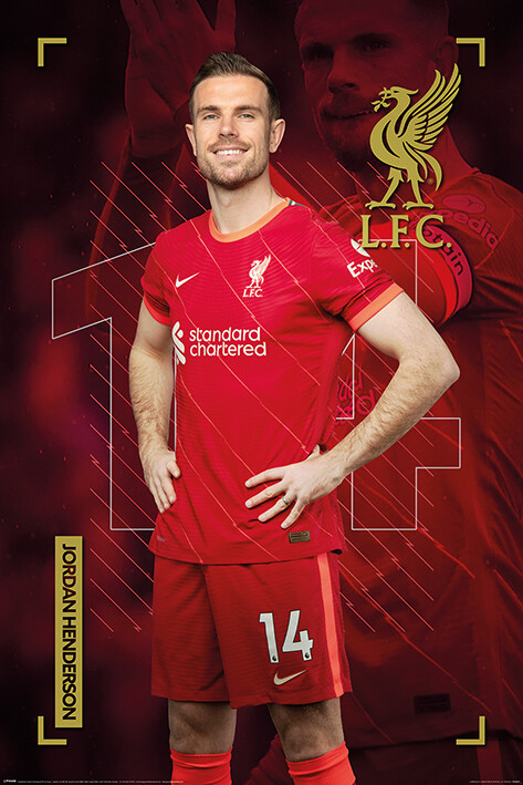 Juliste Liverpool FC - Jordan Henderson