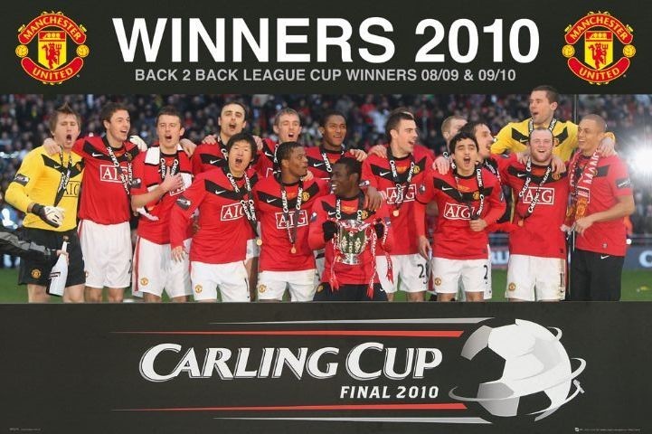 Manchester United - cup league Juliste, Poster | Tilaa netistä Europosters