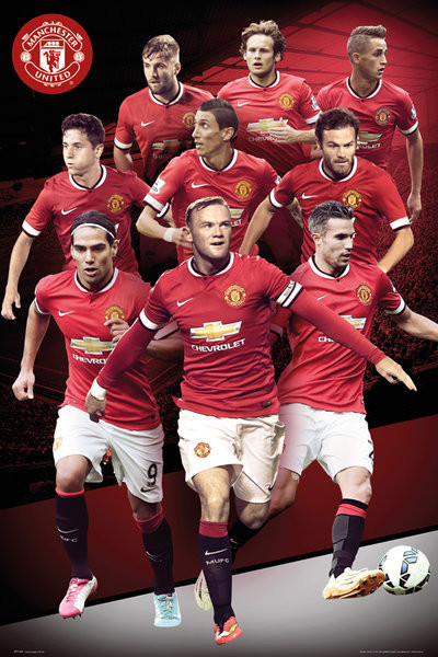 Manchester United FC - Collage 14/15 Juliste, Poster | Tilaa netistä  Europosters