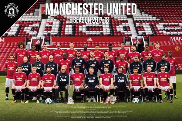 Manchester United - Team Photo 17-18 Juliste, Poster | Tilaa netistä  Europosters