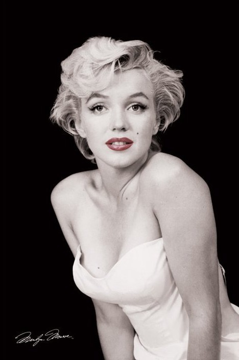 Juliste Marilyn Monroe - red lips
