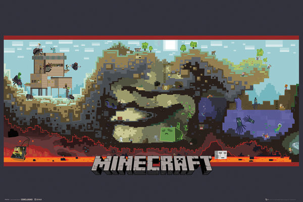 Juliste Minecraft - underground