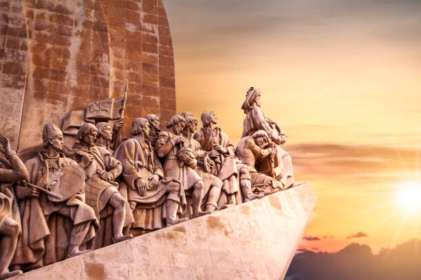 Juliste Monument to the Discoveries. Lisbon, Portugal