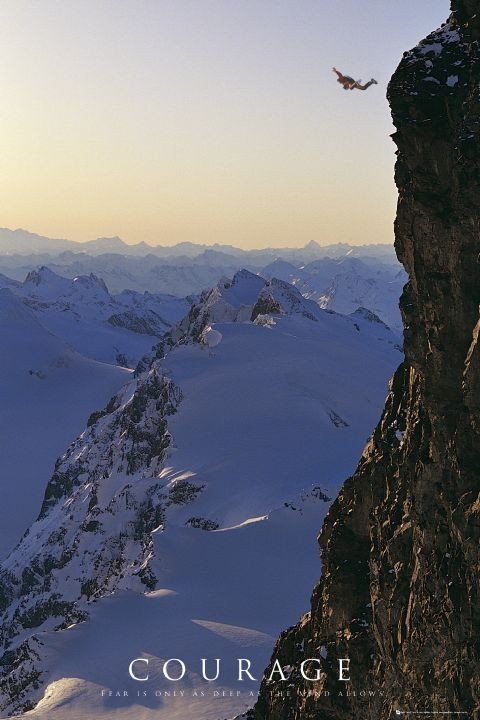 Juliste Motivational - courage