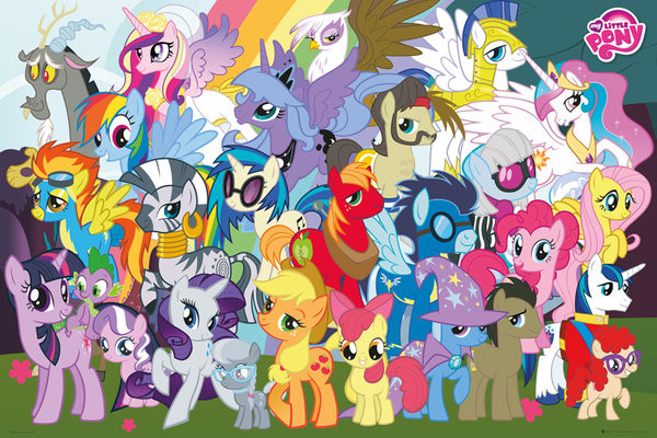 My Little Pony - Characters Juliste, Poster | Tilaa netistä Europosters