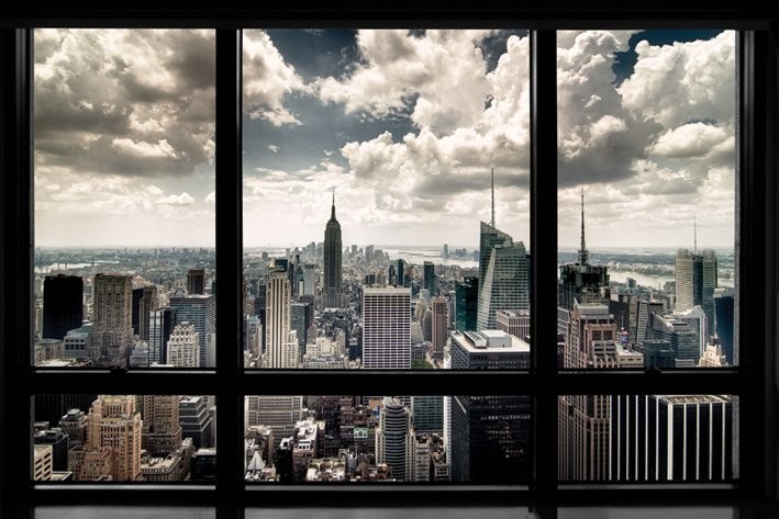 Juliste New York - window