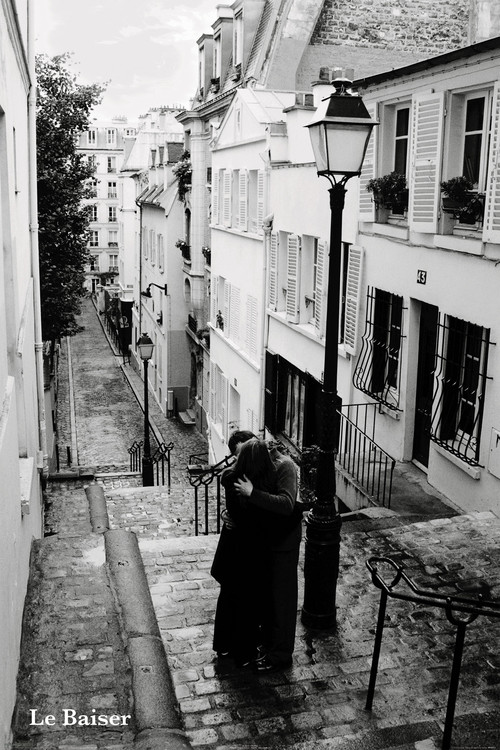 Juliste Pariisi - le baiser