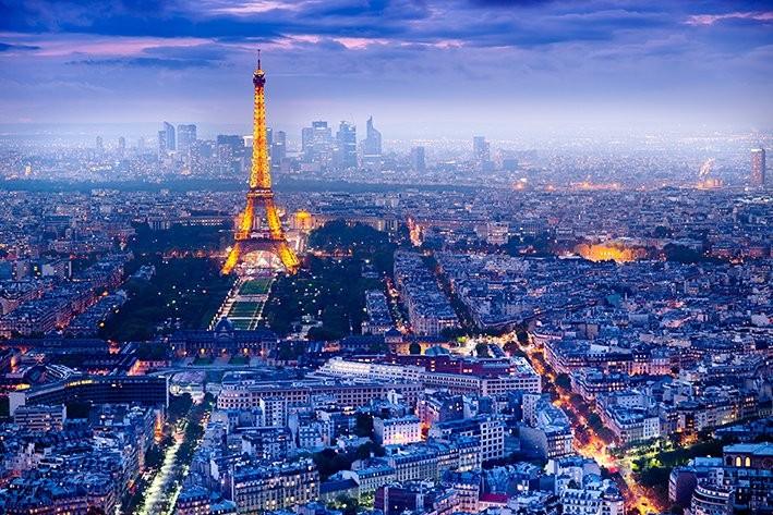Juliste Pariisi - View Over Paris