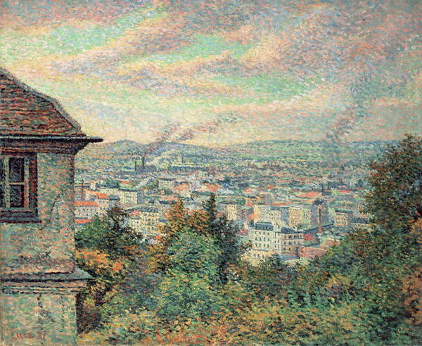 Juliste Paris, View of Montmartre