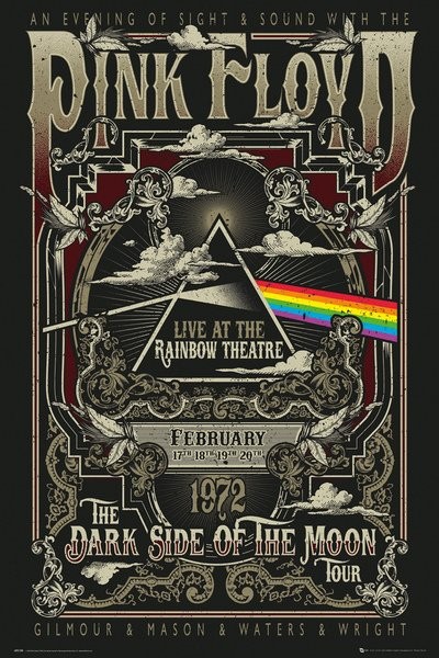 Juliste Pink Floyd - Rainbow Theatre