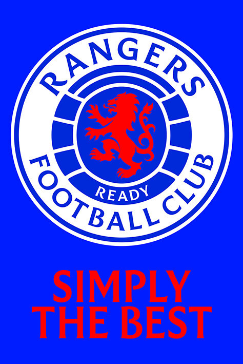 Juliste Rangers FC - Simply the Best