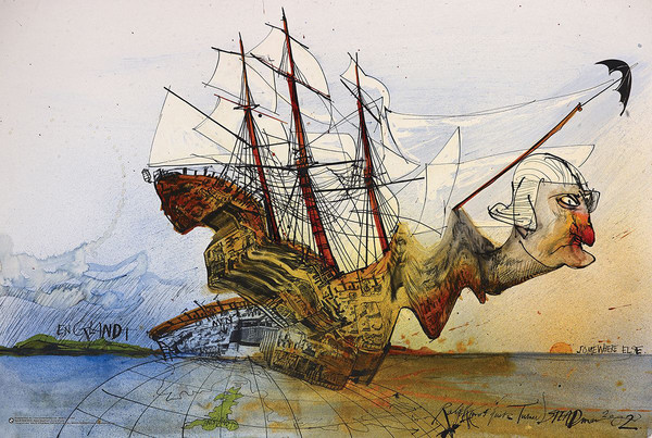 Juliste Raplh Steadman - Curse of Lono