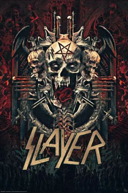 Juliste Slayer - Skullagramm