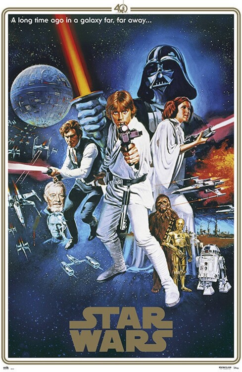 Juliste Star Wars - 40th Anniversary One Sheet