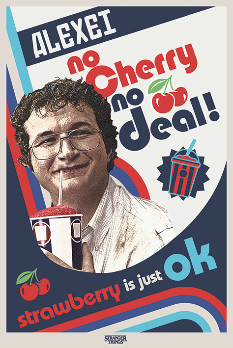 Juliste Stranger Things - No Cherry No Deal