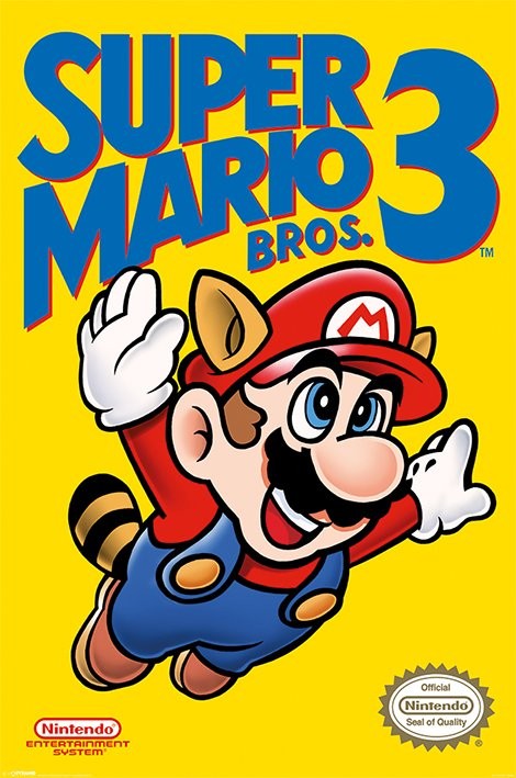 Juliste Super Mario Bros. 3 - NES Cover