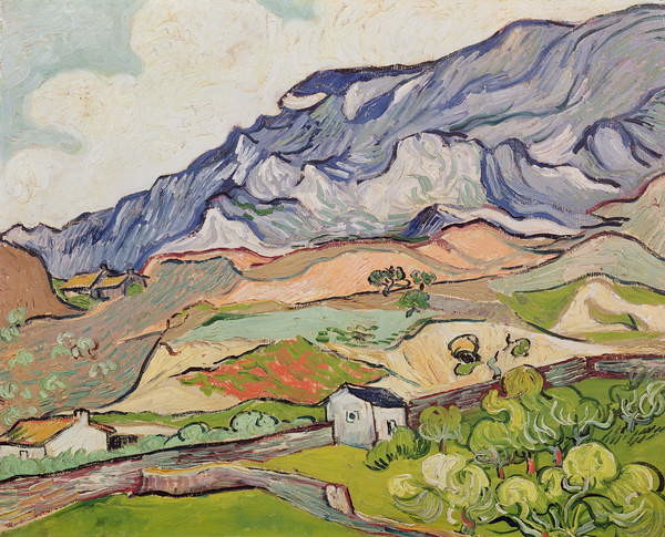 Juliste The Alpilles, 1890