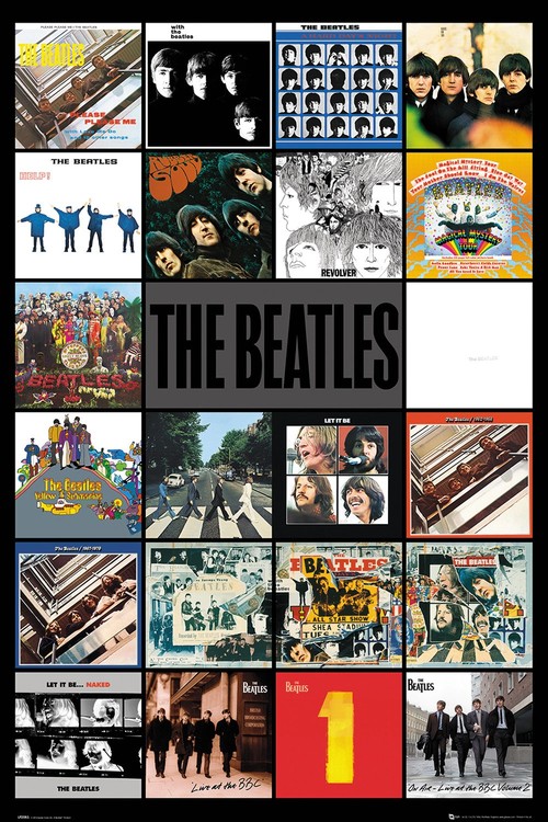 Juliste The Beatles - Albums