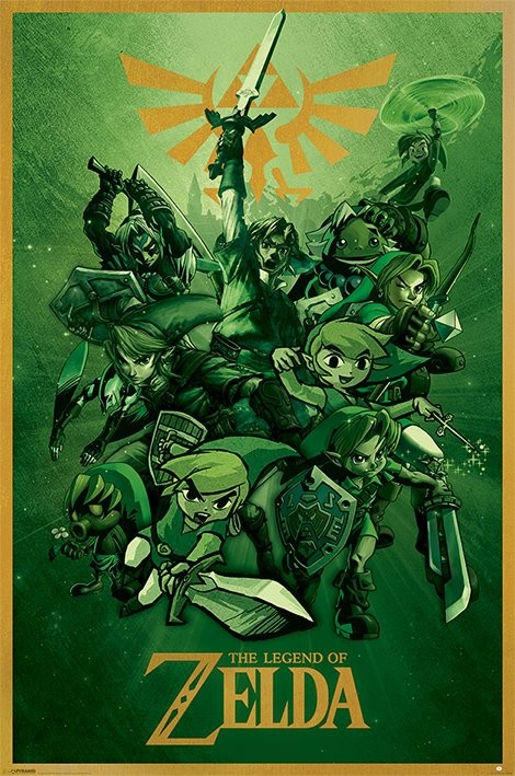 Juliste The Legend Of Zelda - Link