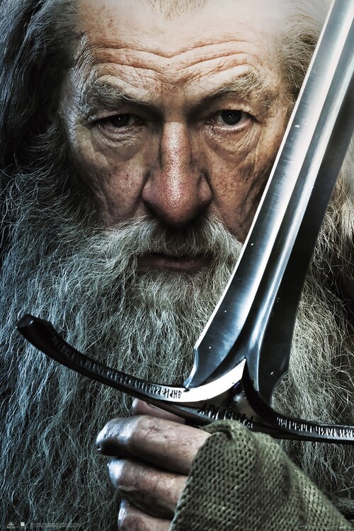 Juliste The Lord of the Rings - Gandalf and Glamdring
