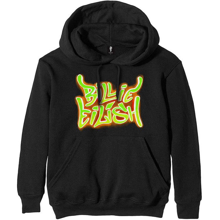 Billie Eilish Airbrush Flames Jumper at UKposters
