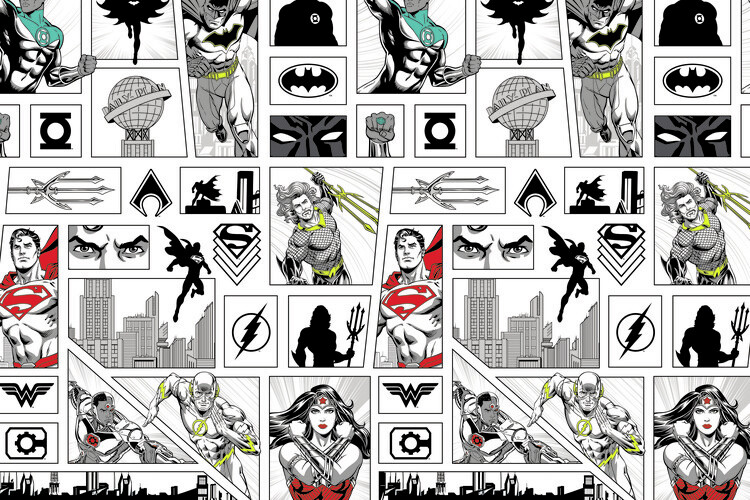Sticker Justice League - Comics wall