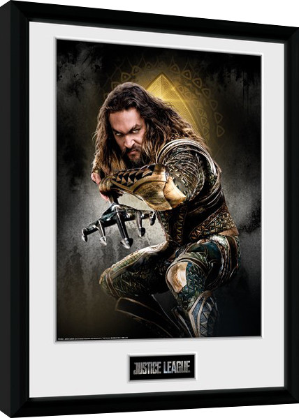 Justice League Movie Aquaman Solo Framed poster Buy at Europosters