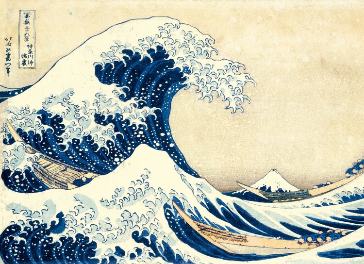 Puzzle Kacušika Hokusai - The Great Wave off Kanagawa