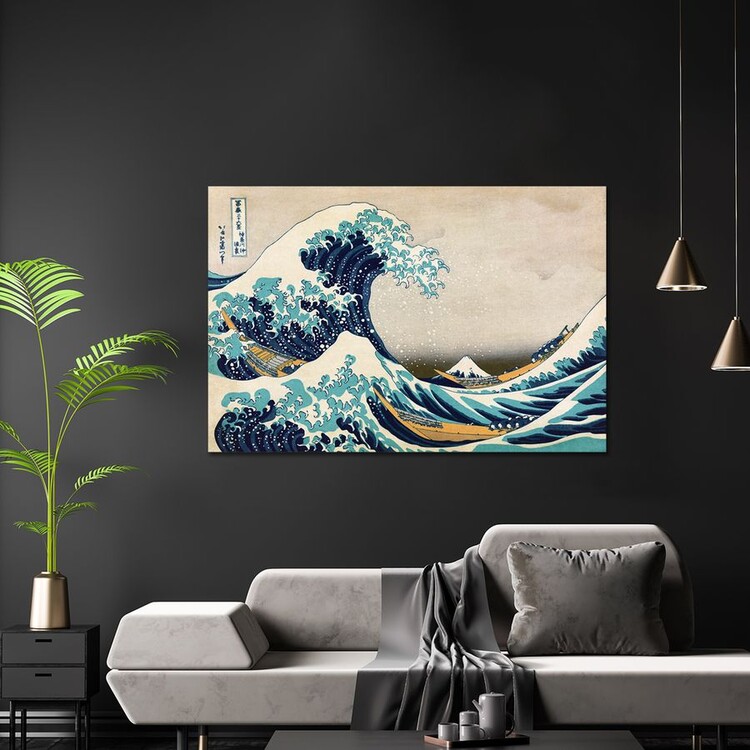 Poster, Quadro Kacušika Hokusai - La grande onda di Kanagawa su Europosters