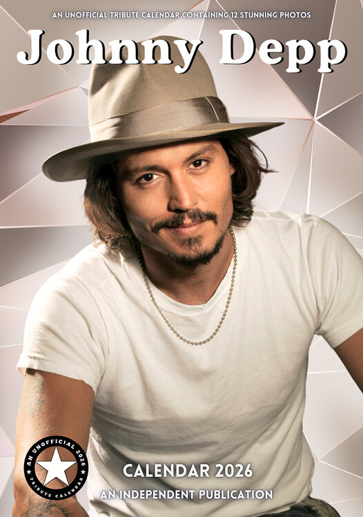 Kalendar 2026 Johnny Depp